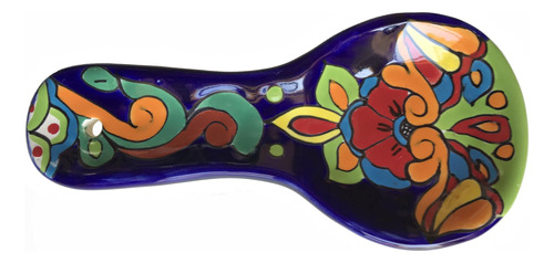 Soporte Para Cuchara De Ceramica Rainbow Talavera