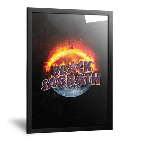 Cuadro Ozzy Osbourne Black Sabbath Rock Heavy Metal 35x50cm