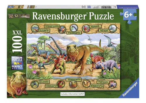 Puzzle Xxl Dinosaurios - 100 Piezas Ravensburger