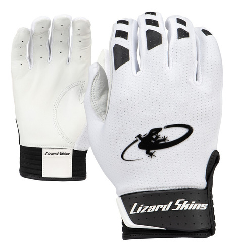 Guanteletas Beisbol Lizard Skinz Komodo V2 Blanco Adulto Talla Grande