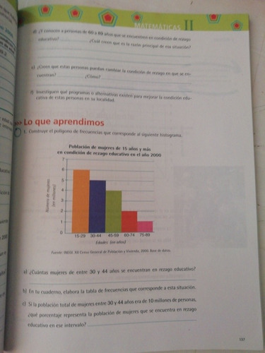 Matemáticas Ii 2do Grado Volumen I (Usado)