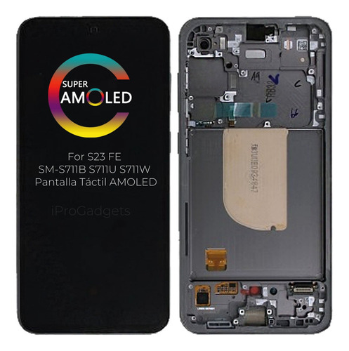 Pm Compatible Pantalla Amoled Con Marco For Samsung S23 Fe