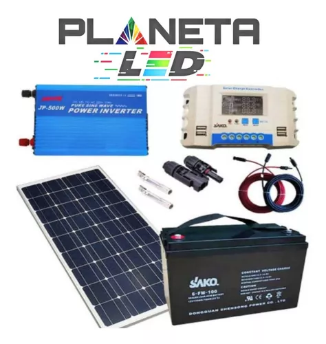 Kit de panel solar de 800W: paneles solares de 8x100W con inversor de lazo  de rejilla de 1000W para uso doméstico