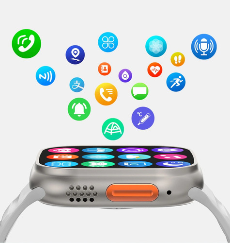 Reloj Smartwatch Inteligente Dt8 Ultra Con Llamadas Negro