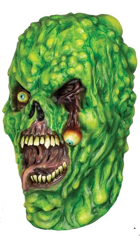 Máscara Zombie Verde Biohazard Halloween Terror