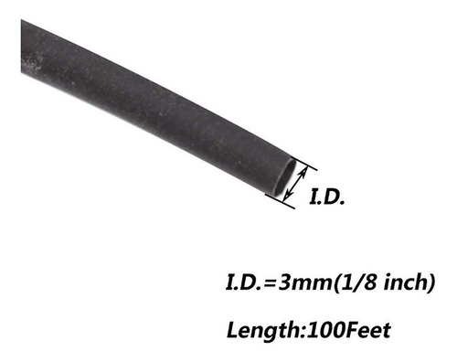 Termoencogible Bobina 30mts 1mm 2mm 3mm 5mm 6mm