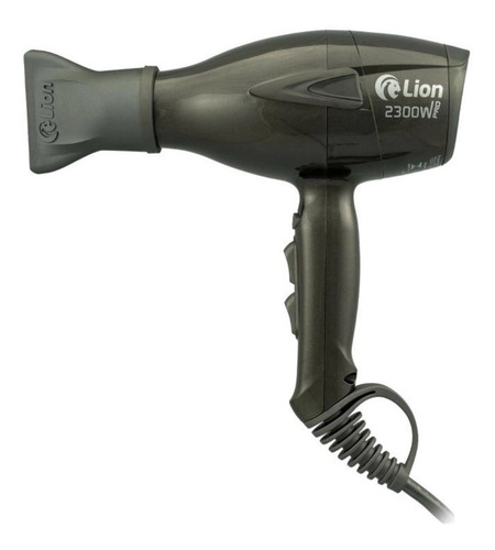 Imagem 2 de 9 de Kit Prancha Preta Secador Grafite 220v Lion Progressiva 500g