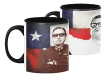 Comprar Pack Tazones Personajes Históricos Chile Pinochet Y Allende