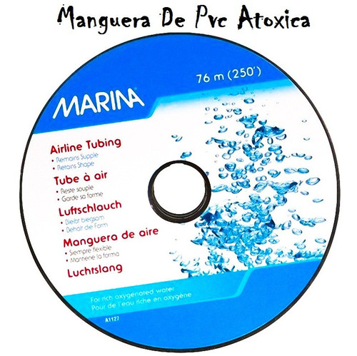 Accesorios Para Acuarios - Manguera Pvc Atoxica Rollo 75 Mts