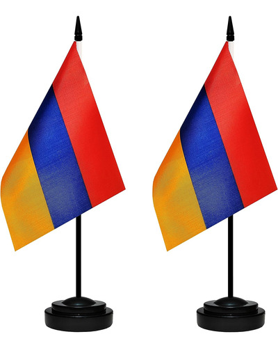 Set De Banderas P/ Escritorio Bclin De Países, Armenia