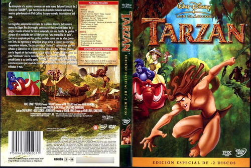 Dvd Original | Tarzan | Clasicos Disney Ed Especial 2 Discos (Usado)