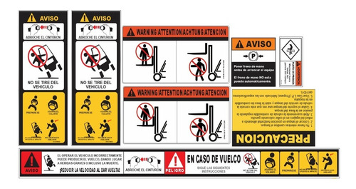 Calcas Kit De Seguridad Para Montacargas  