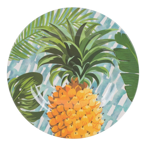 Fitz And Floyd 5247282 Tropical Fun - Plato Para Ensalada (m