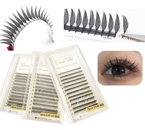 Extensión De Pestañas Estilo Anime Spire Lashes Tipo Pluma