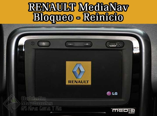 Reparación Medianav Logo Renault Congelado Tildado Reinicio