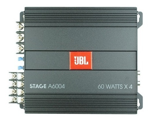 Jbl Potencia Amplificador A6004 Nuevo Modelo 60rmsx4 Canales