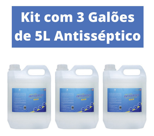 Imagem 1 de 1 de Sabonete Líquido Antisséptico 15 Litros Bactericida Atacado