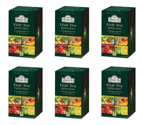 Té Ahmad Tea Selección Fruit Surtido 20 Bolsitas (pack 6)