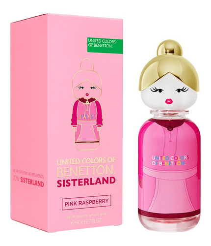 Perfume Benetton Sisterland Pink Raspeberry Edt 80ml Mujer