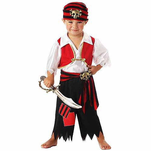 Disfraz De Pirata Ahoy Matey Para Niño Talla 4-6 Halloween