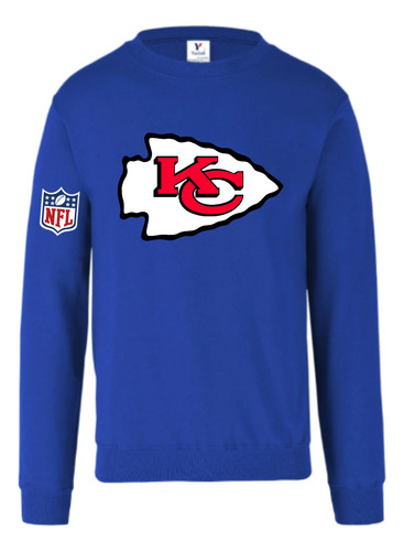 Sudadera Nfl Chief Sin Capucha Cuello Redondo