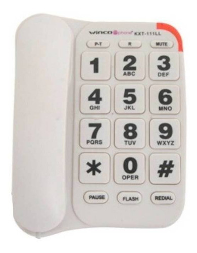 Teléfono Winco KXT-111LL fijo - color blanco