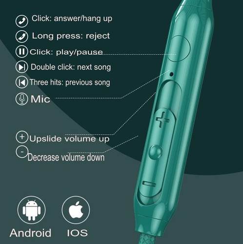 Audifono In-ear Naisu Metal A16