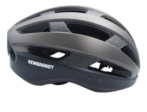 Casco Rembrandt Egan Con Visera Desmontable Homologado Bici Color Plateado/titanium Talle M