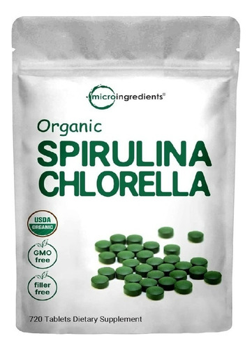 Microingredients Clorella Y Espirulina Orgánica