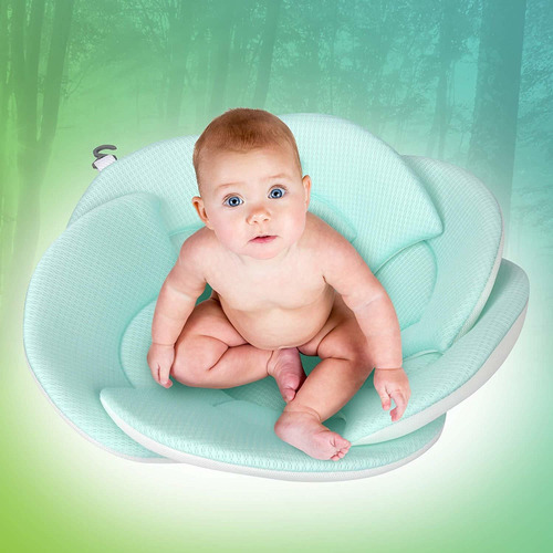 Almohada De Baño Para Bebé Orgánica, Esponja Konjac Inclu