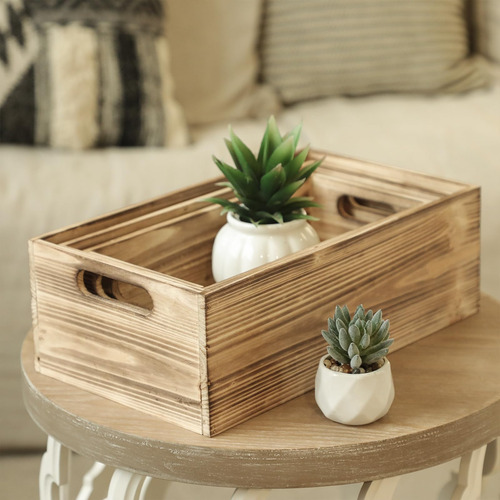 Cajas De Madera Humildes Jumbo, Grandes Cajas De Madera De 3