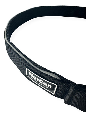 Cinturon De Paseo Manos Libres Perros Adiestramiento Natcan Color Negro Tamaño del collar S
