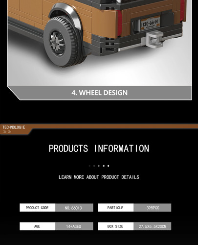 Bloques De Construcción Para Vehículos Traveller, Maqueta De