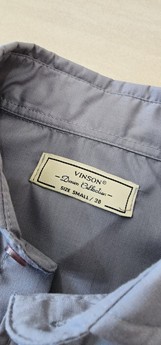 Camisa Manga Larga Marca Vinson