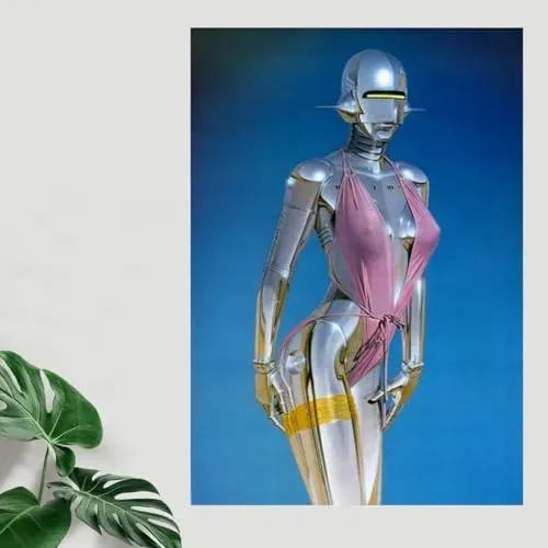 Pôster Robô Erótico Hajime Sorayama, Pintura Decorativa
