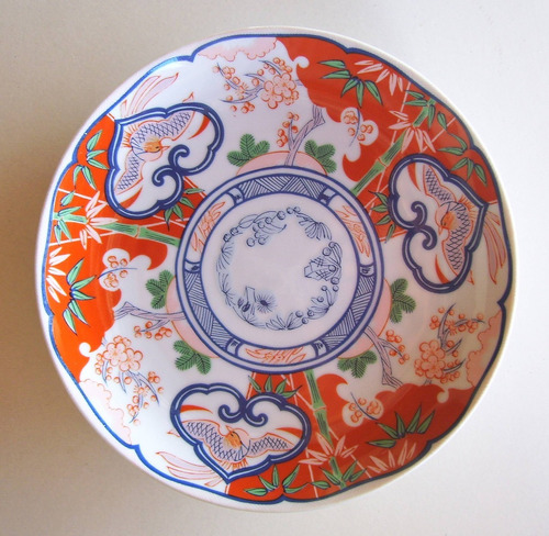 Grupo De 4 Platos De Porcelana, Diseñados Por Georges Briard