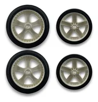 Comprar 4 Ruedas Para Cortadora De Cesped (2 De 135mm Y 2 De 110mm)