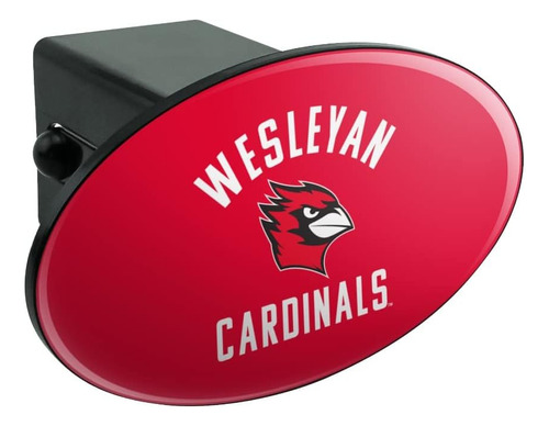 Wesleyan University Cardinals - Cubierta Ovalada Para Enganc