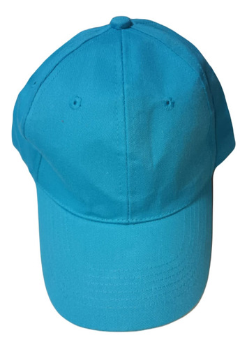 Gorra Niños Con Visera Lisa Celeste