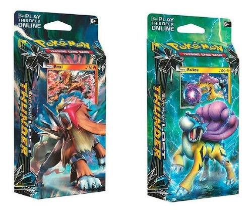 Pack 60 Cartas Pokemon En Caja Lost Thunder Sol Y Luna