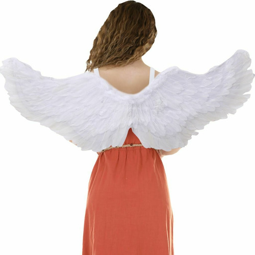 Alas Grandes Blancas Arcangel Angel Plumas Disfraz