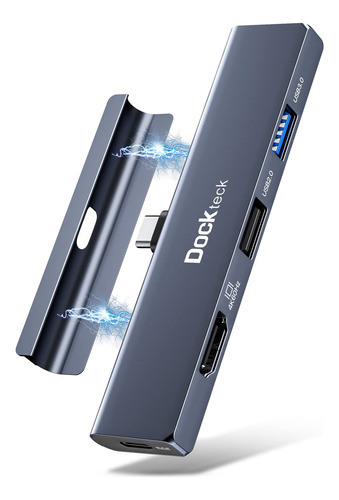 Adaptador Multipuerto Usb C Hub Para iPad Pro - Dockteck Us.