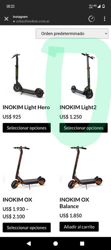 Scooter Inokim Light 2