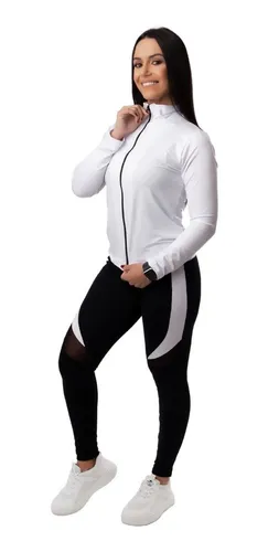 Roupa De Treino Para Academia Fitness Jaqueta Legging Frete gr tis