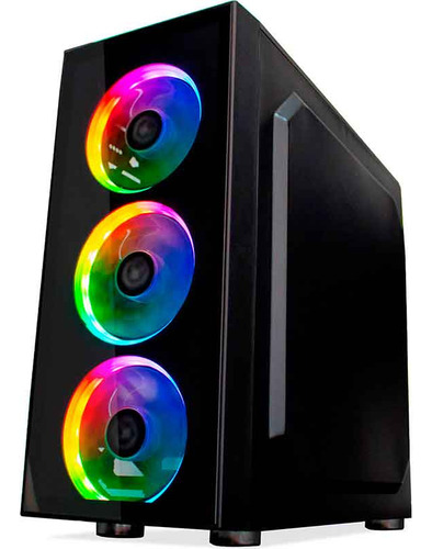 Pc Gamer Core I3 Video Rx550 4gb 32gb Ram Ssd 1t Monitor 21