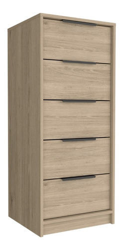 Comoda Kaia / 5 Cajones - Rovere / Blanco Marquez