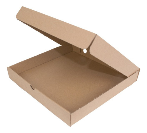 50 Cajas Para Pizza 25x25x4,5 Cm / Micro Corrugado Premium