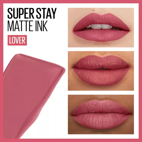 Labial Líquido Maybelline New York Superstay Matte Ink 15 Lover