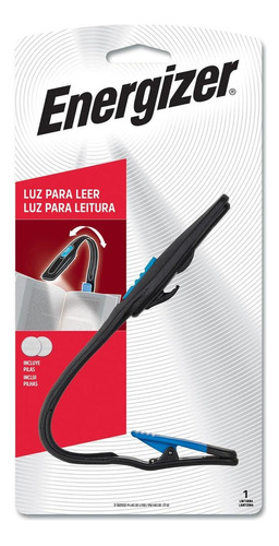 Linterna Energizer Booklight Lectura Cama Escritorio Color de la linterna Negro Color de la luz Blanco