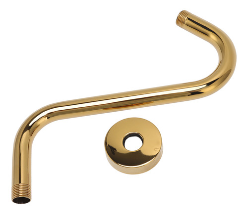 Cabezal De Ducha En Forma De S, Cuello De Cisne, Montado En
